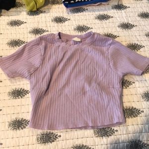 Lavender crop top